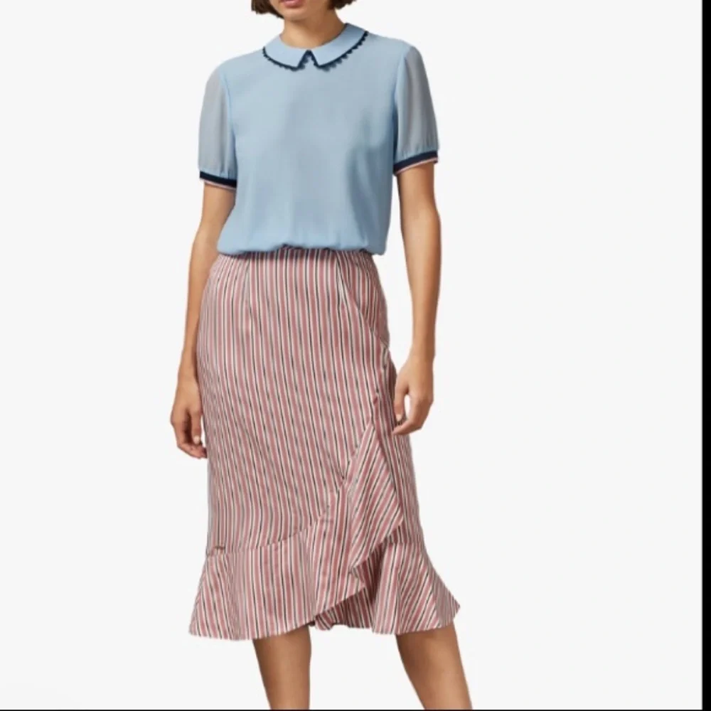 Ted Baker Coryn Ruffle Hem Skirt - Ted Baker Size 2 (US Size 4-6)